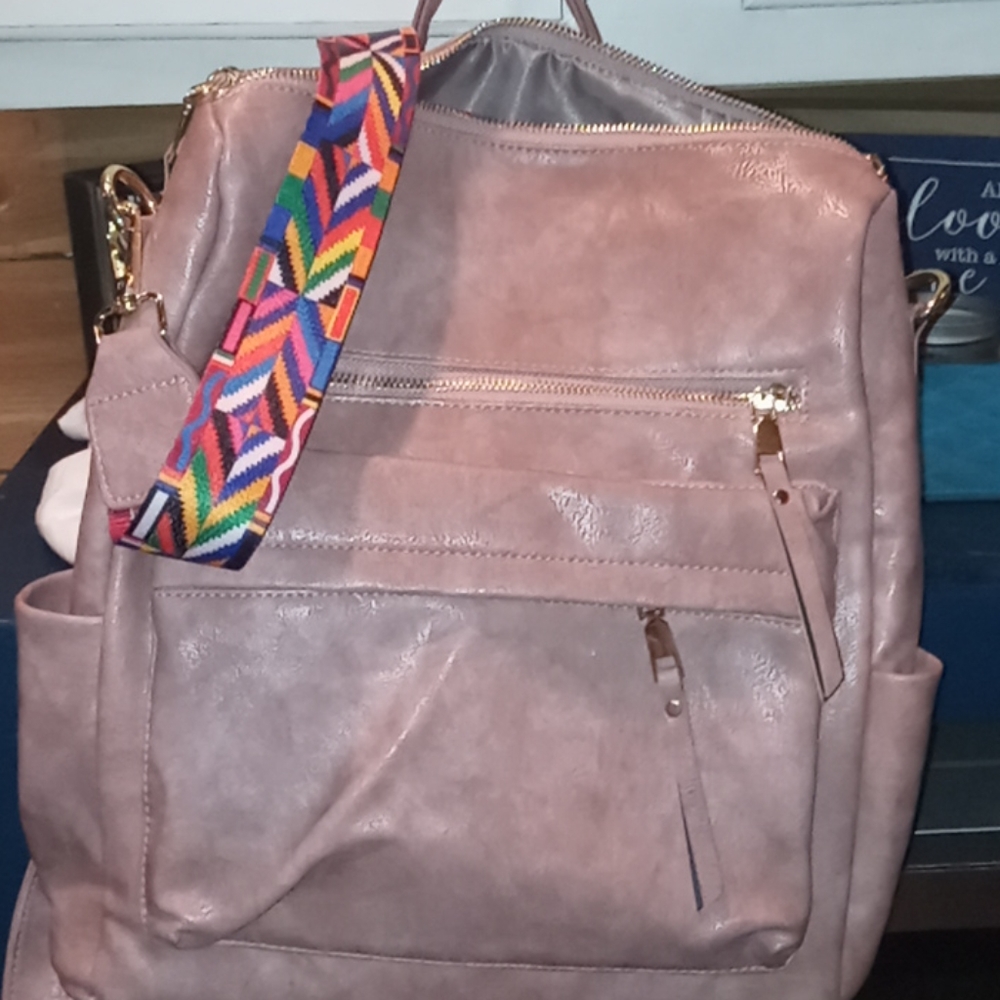 Mauve Pink Handbag Tote